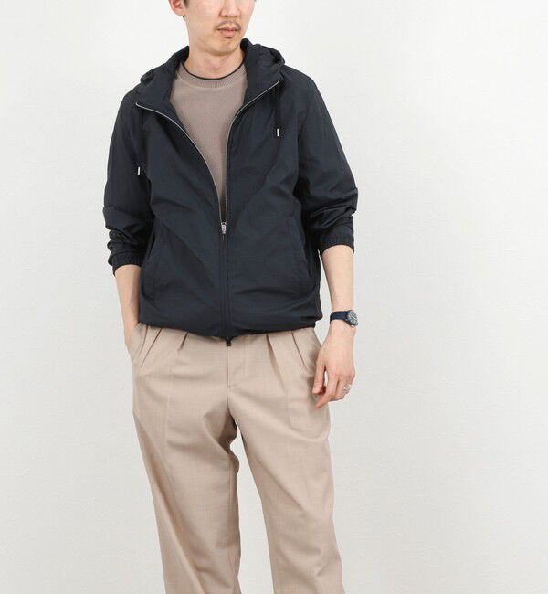 NOLLEY'S goodman「【HERNO】MICRO RIPSTOP NYLON HOODIE」|ブルゾン・スタジャン|