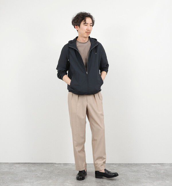 NOLLEY'S goodman「【HERNO】MICRO RIPSTOP NYLON HOODIE」|ブルゾン・スタジャン|