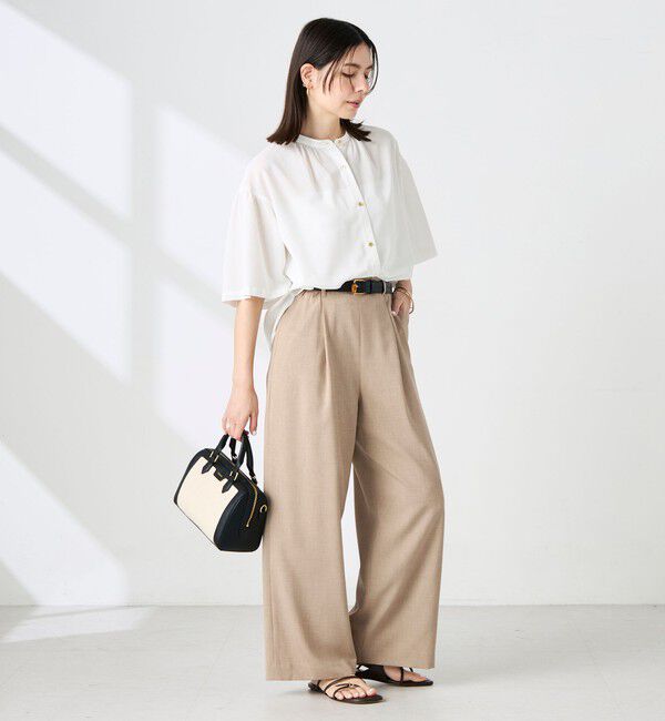 NOLLEY'S「【BECシリーズ】ウォッシャブル袖2ＷAYシアーボイルブラウス」|シャツ・ブラウス|
