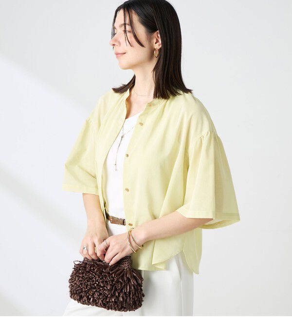 NOLLEY'S「【BECシリーズ】ウォッシャブル袖2ＷAYシアーボイルブラウス」|シャツ・ブラウス|