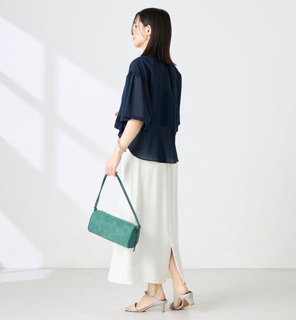 NOLLEY'S「【BECシリーズ】ウォッシャブル袖2ＷAYシアーボイルブラウス」|シャツ・ブラウス|