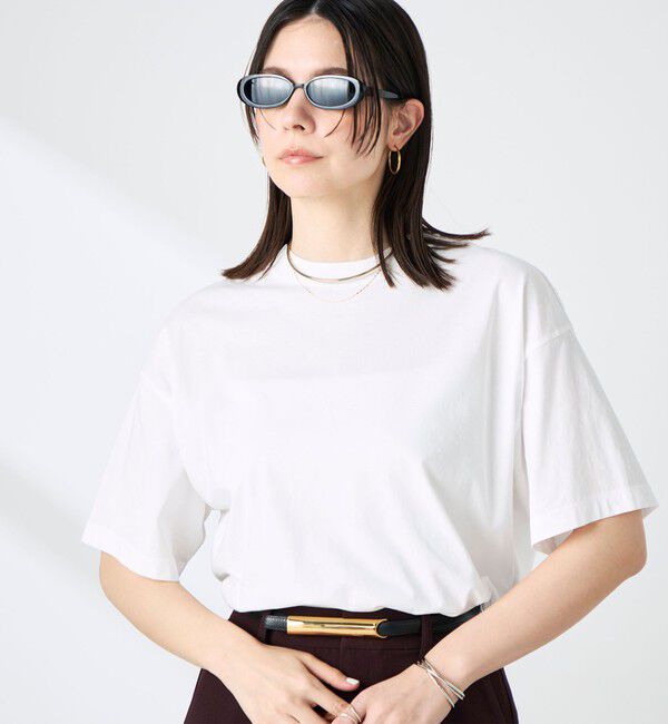 NOLLEY'S sophi「ウォッシャブル72/2超長綿オーバーサイズT」|Tシャツ・カットソー|