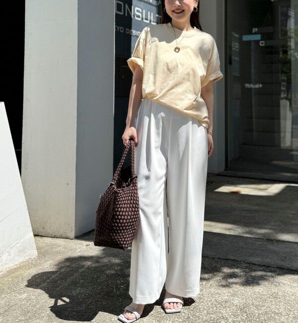 NOLLEY'S sophi「ウォッシャブル72/2超長綿オーバーサイズT」|Tシャツ・カットソー|