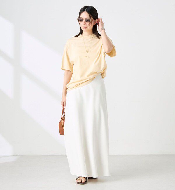 NOLLEY'S sophi「ウォッシャブル72/2超長綿オーバーサイズT」|Tシャツ・カットソー|