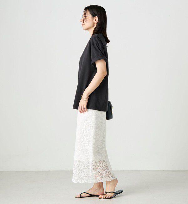NOLLEY'S sophi「ウォッシャブル72/2超長綿オーバーサイズT」|Tシャツ・カットソー|