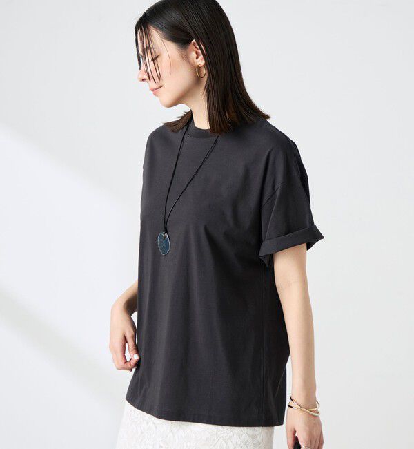 NOLLEY'S sophi「ウォッシャブル72/2超長綿オーバーサイズT」|Tシャツ・カットソー|