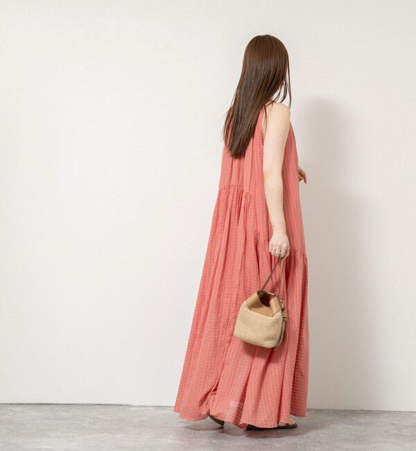 NOLLEY'S sophi「【WALANCE/ワランス】natural dye sheer cotton check gather dress」|ワンピース|
