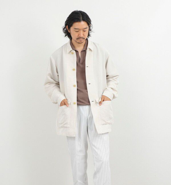 NOLLEY'S goodman「Li/R リネンレーヨン シャツブルゾン 26SS」|ブルゾン・スタジャン|