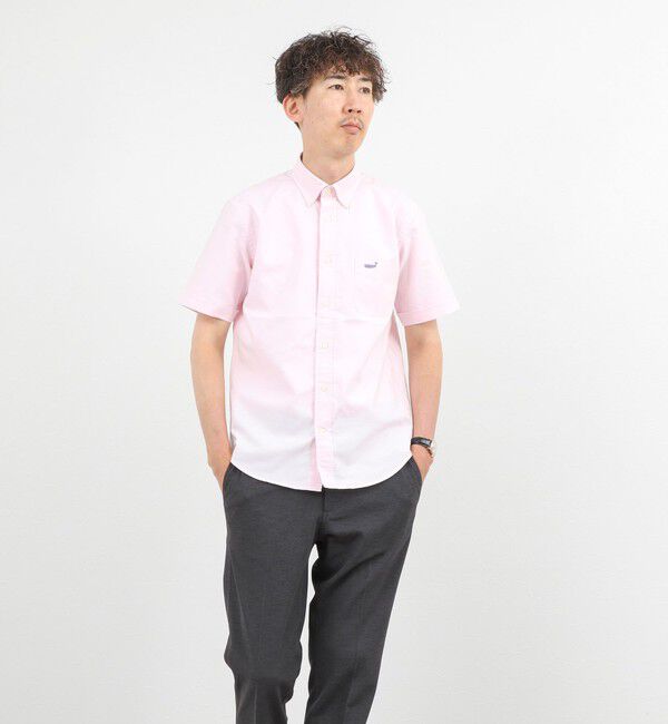 NOLLEY'S goodman「クジラBD S/S サッカー/オックス 半袖シャツ 26SS」|シャツ・ブラウス|