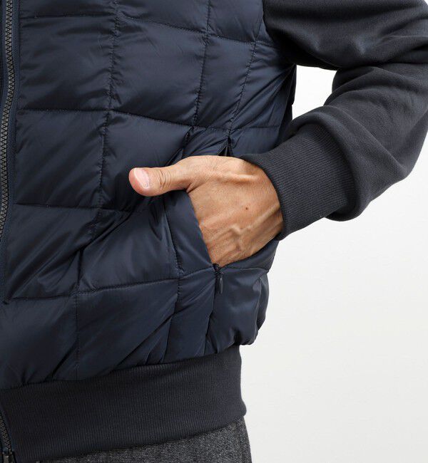 NOLLEY'S goodman「【TAION/タイオン】別注 スウェットコンビ ハイネックダウンJK 26AW」|ブルゾン・スタジャン|
