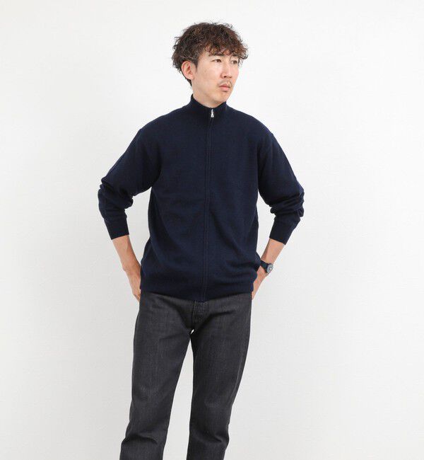 NOLLEY'S goodman「ウールカシミヤ スタンドジップニット 26AW」|ニット・セーター|