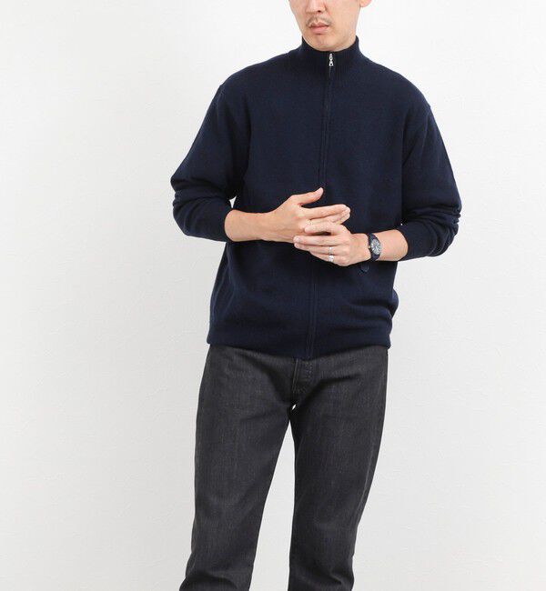 NOLLEY'S goodman「ウールカシミヤ スタンドジップニット 26AW」|ニット・セーター|