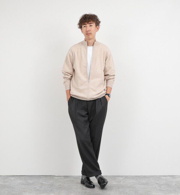 NOLLEY'S goodman「ウールカシミヤ スタンドジップニット 26AW」|ニット・セーター|