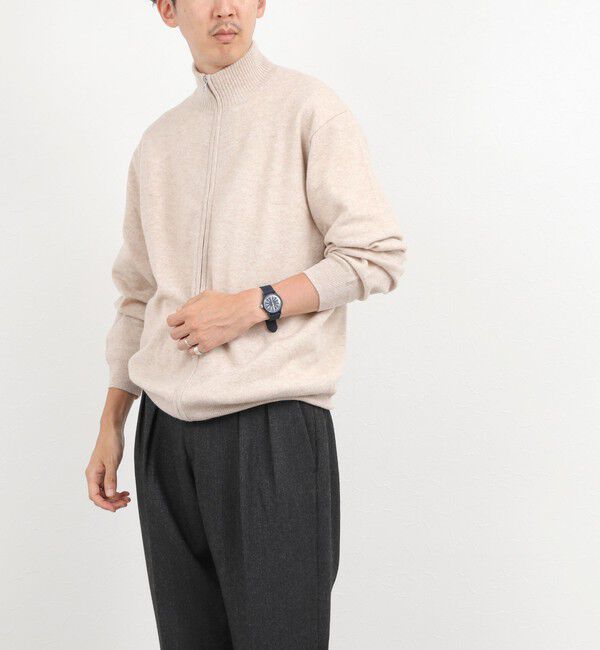 NOLLEY'S goodman「ウールカシミヤ スタンドジップニット 26AW」|ニット・セーター|