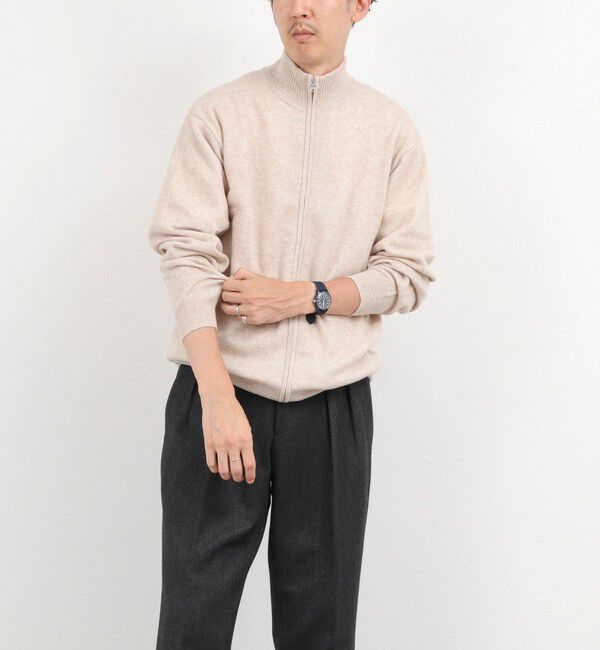NOLLEY'S goodman「ウールカシミヤ スタンドジップニット 26AW」|ニット・セーター|