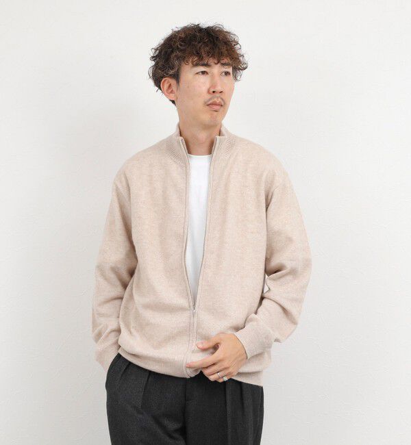 NOLLEY'S goodman「ウールカシミヤ スタンドジップニット 26AW」|ニット・セーター|