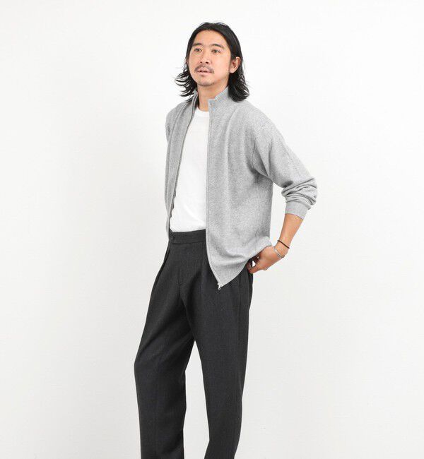 NOLLEY'S goodman「ウールカシミヤ スタンドジップニット 26AW」|ニット・セーター|
