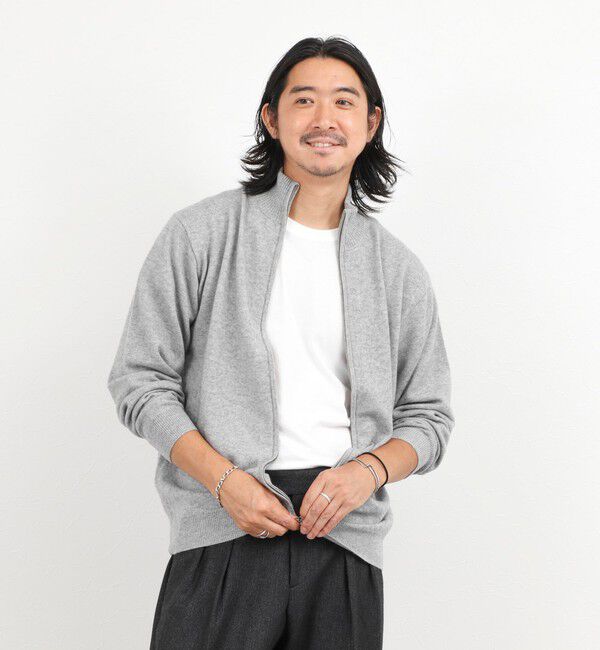 NOLLEY'S goodman「ウールカシミヤ スタンドジップニット 26AW」|ニット・セーター|