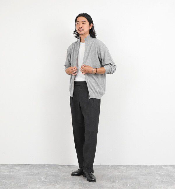 NOLLEY'S goodman「ウールカシミヤ スタンドジップニット 26AW」|ニット・セーター|