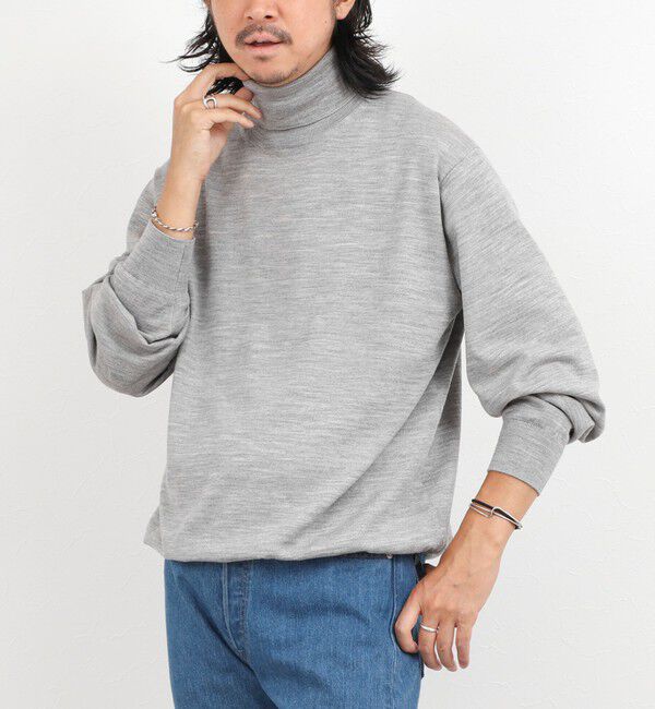 NOLLEY'S goodman「ハイゲージウォッシャブルニットタートルネック 26AW」|ニット・セーター|