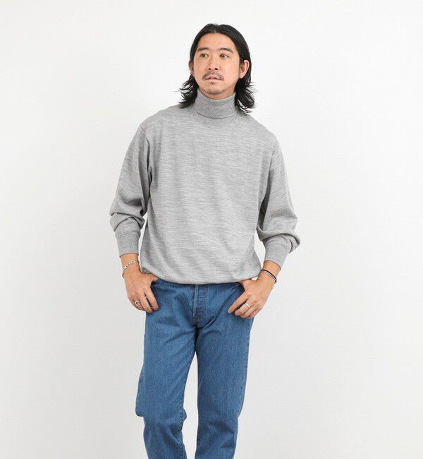NOLLEY'S goodman「ハイゲージウォッシャブルニットタートルネック 26AW」|ニット・セーター|
