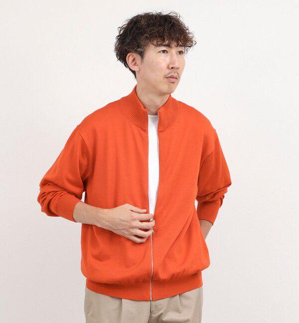 NOLLEY'S goodman「ハイゲージウォッシャブルニットスタンドジップ 26AW」|ニット・セーター|