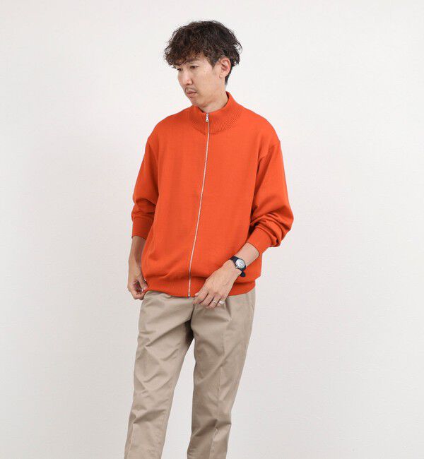NOLLEY'S goodman「ハイゲージウォッシャブルニットスタンドジップ 26AW」|ニット・セーター|
