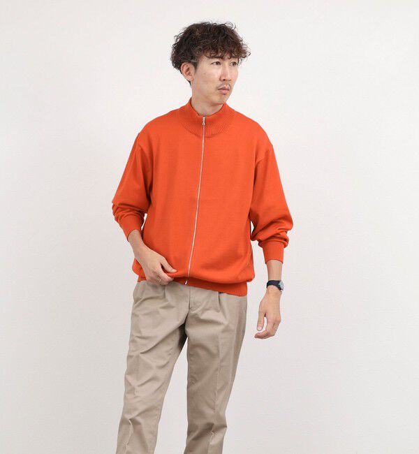 NOLLEY'S goodman「ハイゲージウォッシャブルニットスタンドジップ 26AW」|ニット・セーター|