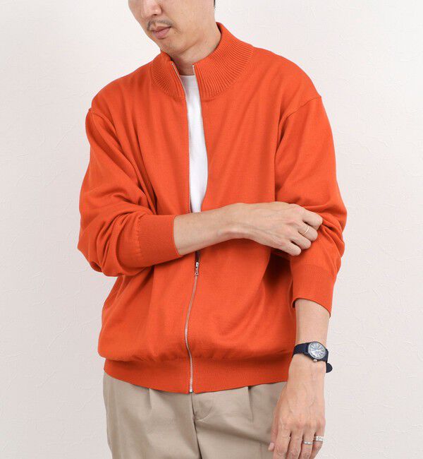 NOLLEY'S goodman「ハイゲージウォッシャブルニットスタンドジップ 26AW」|ニット・セーター|