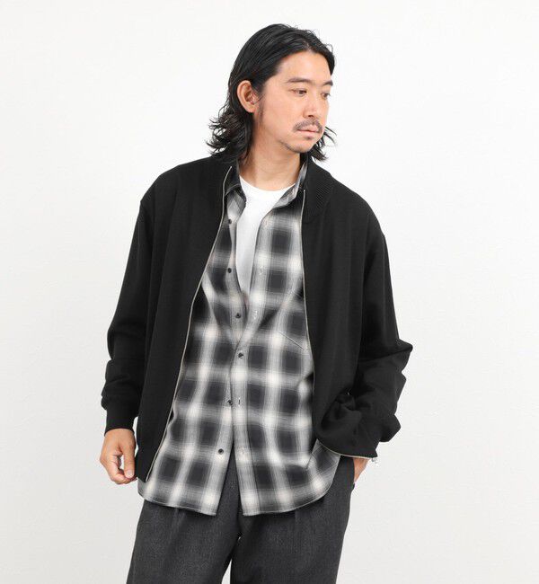 NOLLEY'S goodman「ハイゲージウォッシャブルニットスタンドジップ 26AW」|ニット・セーター|