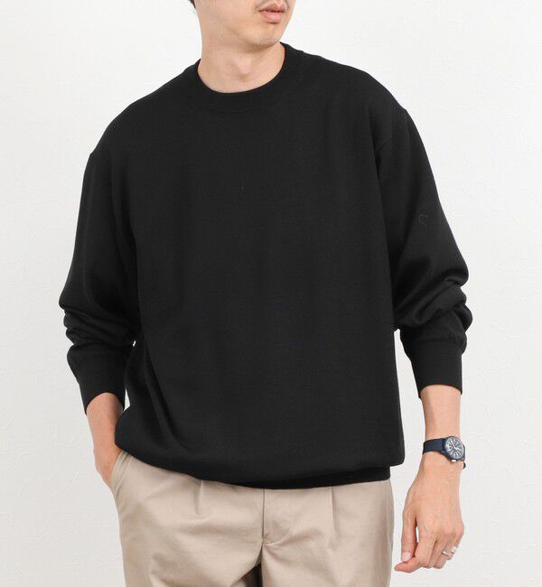 NOLLEY'S goodman「ハイゲージウォッシャブルニットハイネック 26AW」|ニット・セーター|ブラック