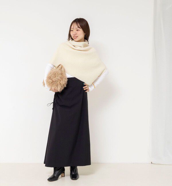 NOLLEY'S「【WEB＆一部店舗限定カラー】《手洗い可能》マルチWAYニットポンチョ」|ニット・セーター|