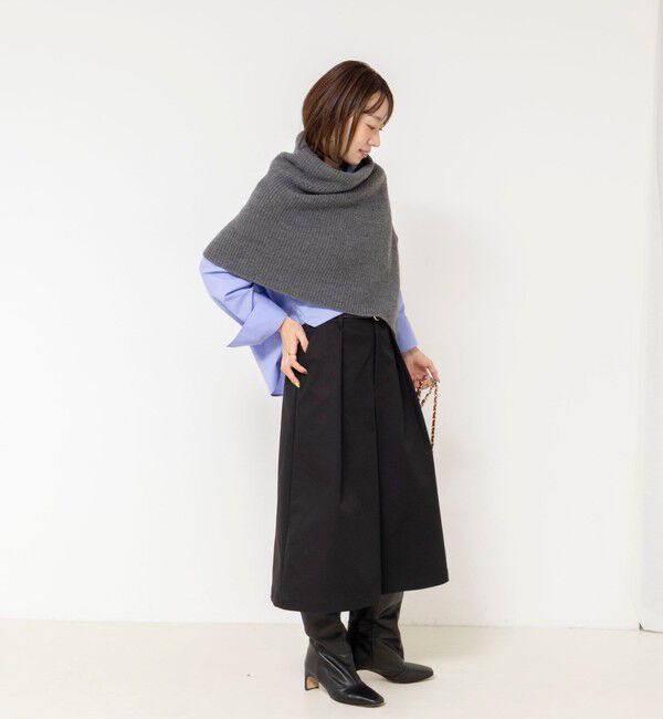 NOLLEY'S「【WEB＆一部店舗限定カラー】《手洗い可能》マルチWAYニットポンチョ」|ニット・セーター|