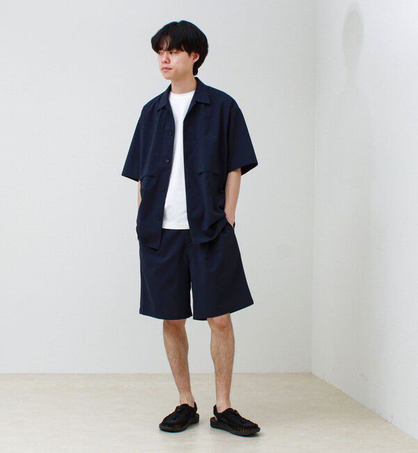 GLOSTER「【COOLMAX/セットアップ着用可能】ポリトロS/Sシャツ」|シャツ・ブラウス|