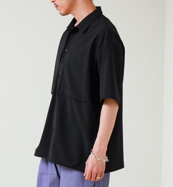 GLOSTER「【COOLMAX/セットアップ着用可能】ポリトロS/Sシャツ」|シャツ・ブラウス|