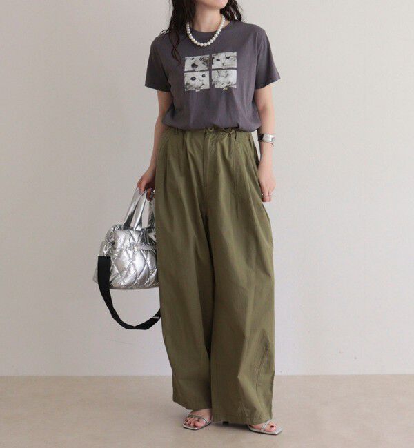 fredy emue「刺しゅう入りCAT PHOTO Tシャツ」|Tシャツ・カットソー|