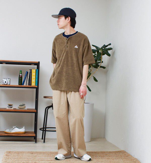 GLOSTER「【GEVACO/ゲバコ】パイルヘンリーネックＴシャツ」|Tシャツ・カットソー|