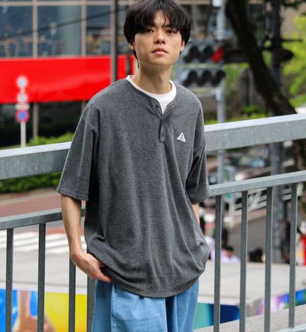 GLOSTER「【GEVACO/ゲバコ】パイルヘンリーネックＴシャツ」|Tシャツ・カットソー|