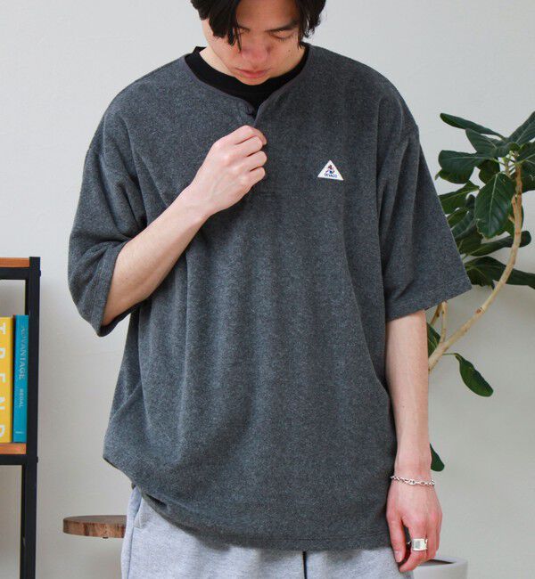 GLOSTER「【GEVACO/ゲバコ】パイルヘンリーネックＴシャツ」|Tシャツ・カットソー|