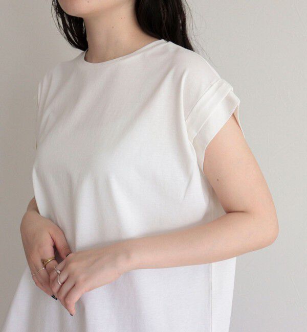 fredy emue「シルケットフレンチタックTシャツ」|Tシャツ・カットソー|