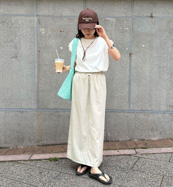 fredy emue「シルケットフレンチタックTシャツ」|Tシャツ・カットソー|