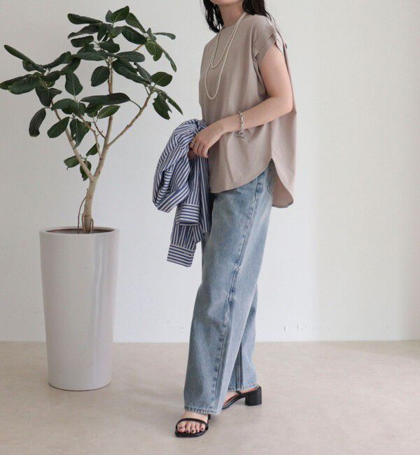 fredy emue「シルケットフレンチタックTシャツ」|Tシャツ・カットソー|
