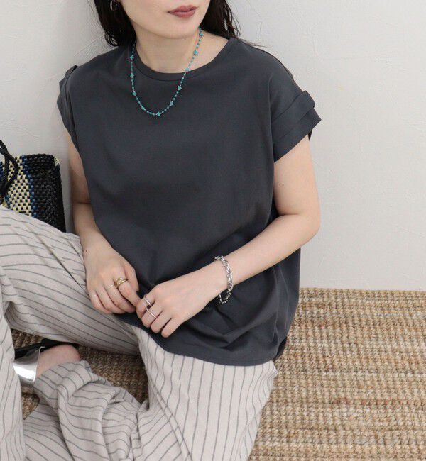 fredy emue「シルケットフレンチタックTシャツ」|Tシャツ・カットソー|