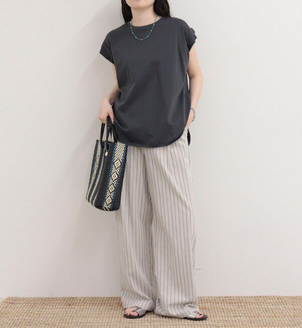 fredy emue「シルケットフレンチタックTシャツ」|Tシャツ・カットソー|