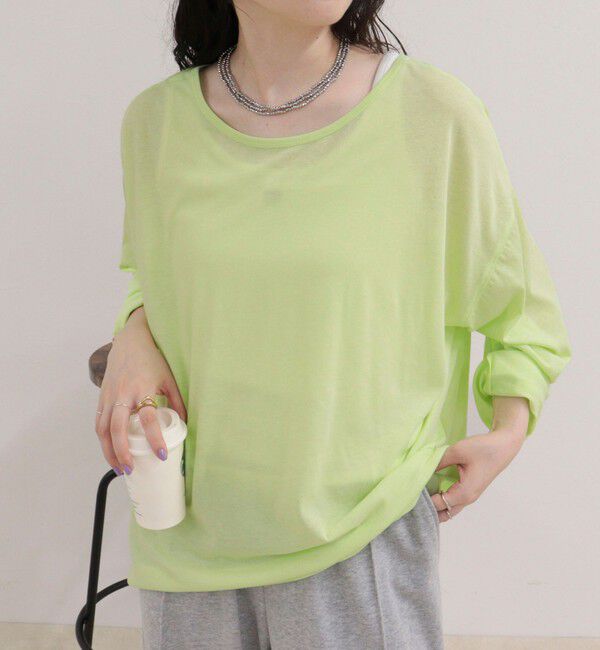 fredy emue「ヘンリー2WAYルーズロンTシャツ」|Tシャツ・カットソー|