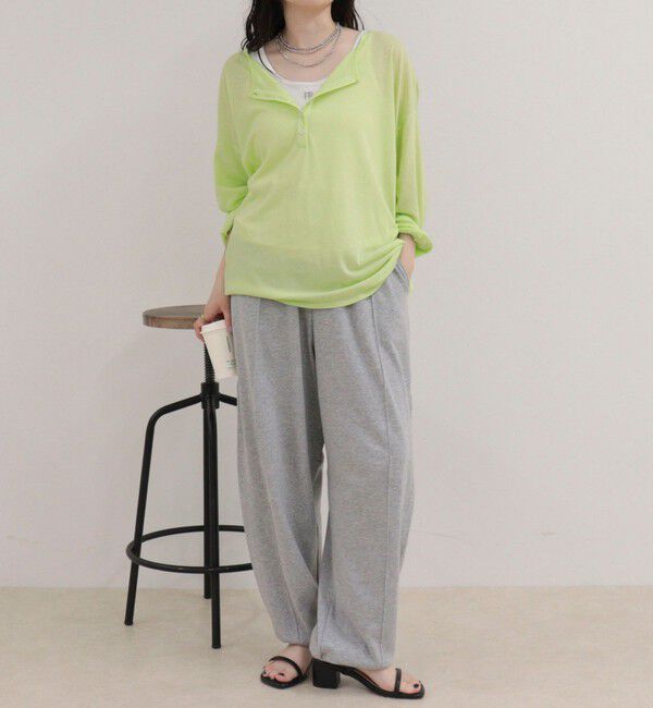 fredy emue「ヘンリー2WAYルーズロンTシャツ」|Tシャツ・カットソー|