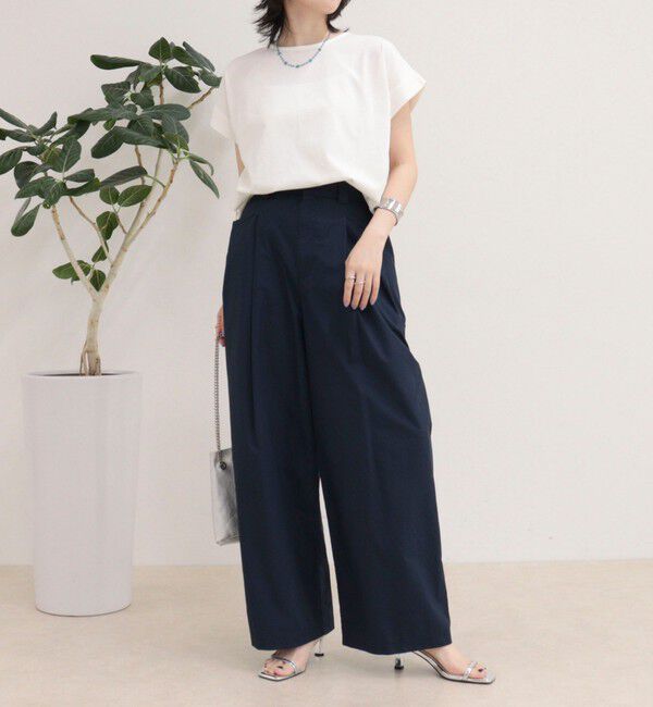 fredy emue「シルケットタックデザインTシャツ」|Tシャツ・カットソー|
