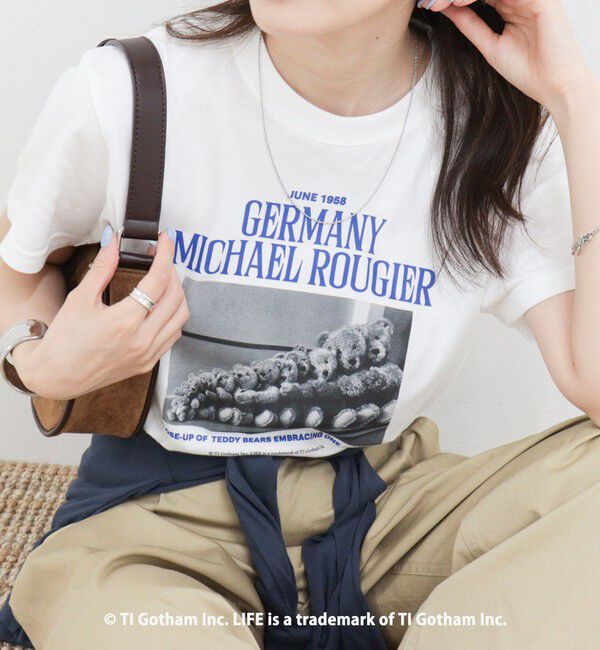 fredy emue「【haru &times; GOOD ROCK SPEED】PhotoロゴコンパクトTシャツ」|Tシャツ・カットソー|オフホワイト