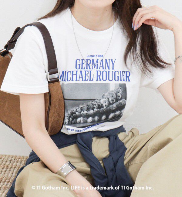 fredy emue「【haru &times; GOOD ROCK SPEED】PhotoロゴコンパクトTシャツ」|Tシャツ・カットソー|