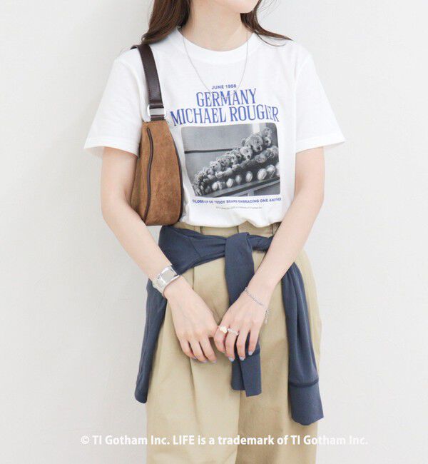 fredy emue「【haru &times; GOOD ROCK SPEED】PhotoロゴコンパクトTシャツ」|Tシャツ・カットソー|